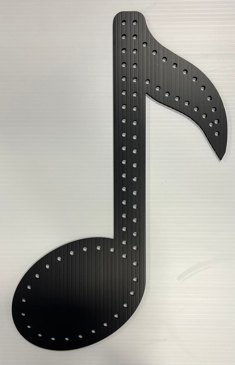 Musical Notes - Black / Eighth Note / Pixels - Pixel Props