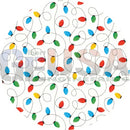 A festive incense arch pattern with 12mm bullet pixels in red blue green and yellow by gilbert engineering usa
