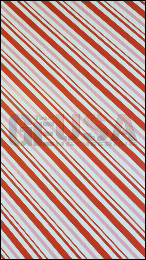 IMPRESSION LOVE - Red White Stripe / Pixels - Pixel Props