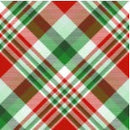 IMPRESSION Space Odyssey - Red Green White Plaid / No - 