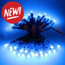 12v 12mm regulated blue led pixels by mattos designs glowing for high-quality festive light shows