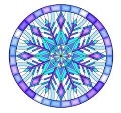 G-SkinZ Grand Illusion - Stained Glass Snowflake 3 / Grand