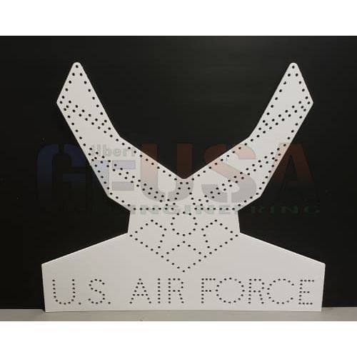 Air Force Sign - White - Pixel Props