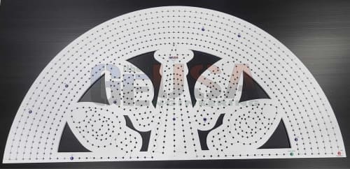 Exciting Matrix SpinArch with Bulbs & Tree Design