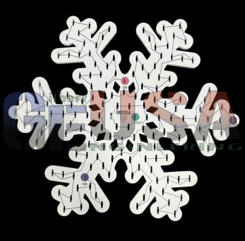Exciting Flake A: 139 Node Coroflake for Mini Lights