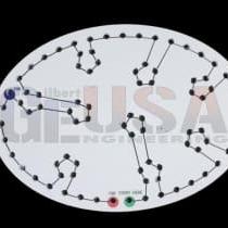 Candies - White / Wiring Diagram - Oval Dots - Pixel Props