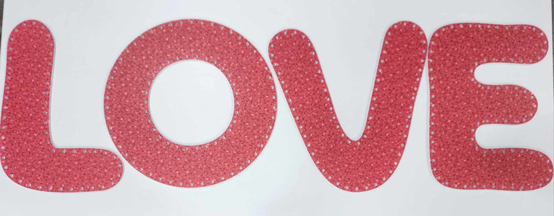 IMPRESSION LOVE - Red Sparkle / Pixels - Pixel Props