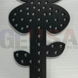 Clover Flower - Black - Pixel Props