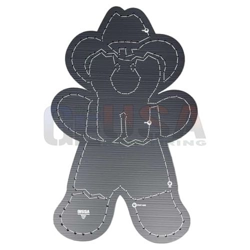 Cowboy Gingerbread Man - Black / Wiring Diagram - Yes