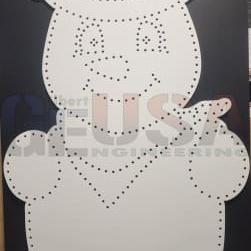 Cowboy Snowman - Non Singing / White / Wiring Diagram