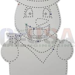 Cowboy Snowman - Singing / White / Wiring Diagram - Yes