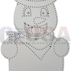 Cowboy Snowman - Singing / White / Wiring Diagram - Yes