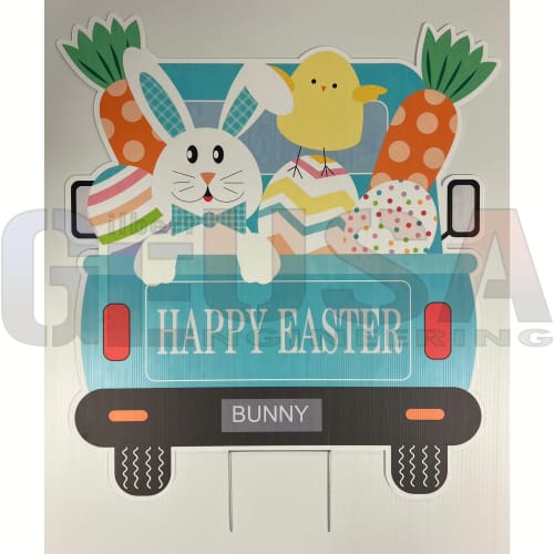 Easter Truck - Yard Art