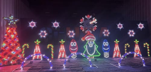 Christmas Light Show Kit for House — Plug & Play Pixel Display Package ...