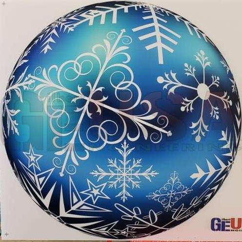 G-SkinZ Dazzler - Blue Snowflake Round / 46 - Pixel Props