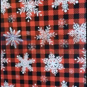 G-SkinZ Dazzler - Plaid White Snowflakes / 46 - Pixel Props