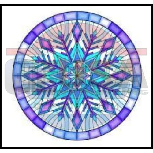 G-SkinZ for the Rosa Grande - Stained Glass Snowflake 3 - 