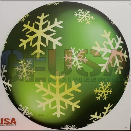 G-SkinZ Grand Illusion - Green Snowflake / Grand - Pixel