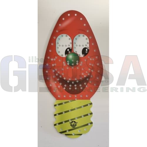 G - SkinZ for Upright Singing Bulbs - Red / 46’ Pixel Props