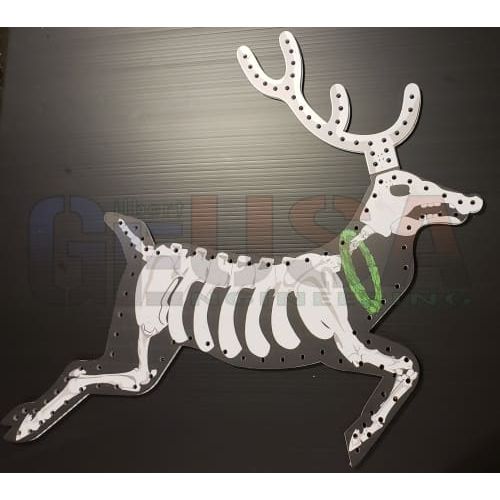 G-SkinZ Reindeer Skeleton - Reindeer / Left - Pixel Props