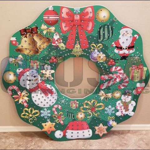 G-SkinZ Rosa Wreath - Christmas Wreath / 46’’ - Pixel Props