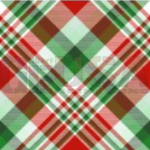 G-SkinZ Square Peg - Red Green White Plaid - Pixel Props