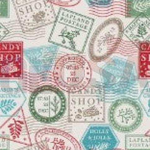 G-SkinZ Square Peg - Retro Christmas Stamps - Pixel Props