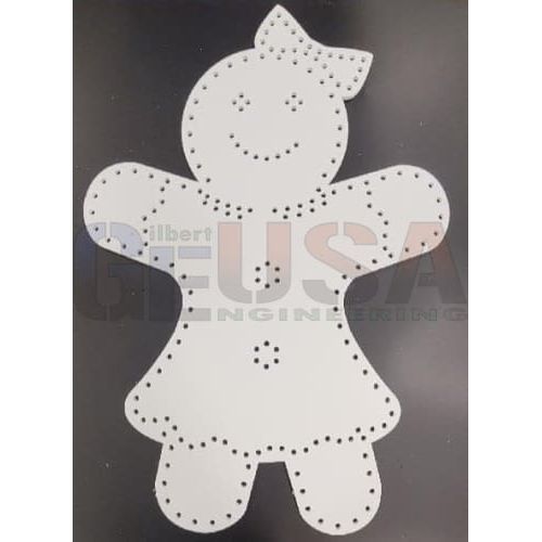 Gingerbread Girl - White / No - Pixel Props