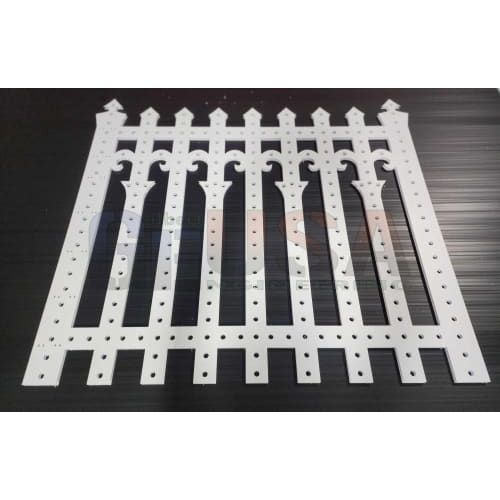 Gothic Fence Panel - White / Wiring Diagram - No - Pixel
