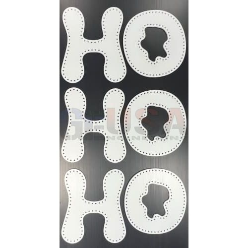 HO HO HO - White / Pixels - Pixel Props