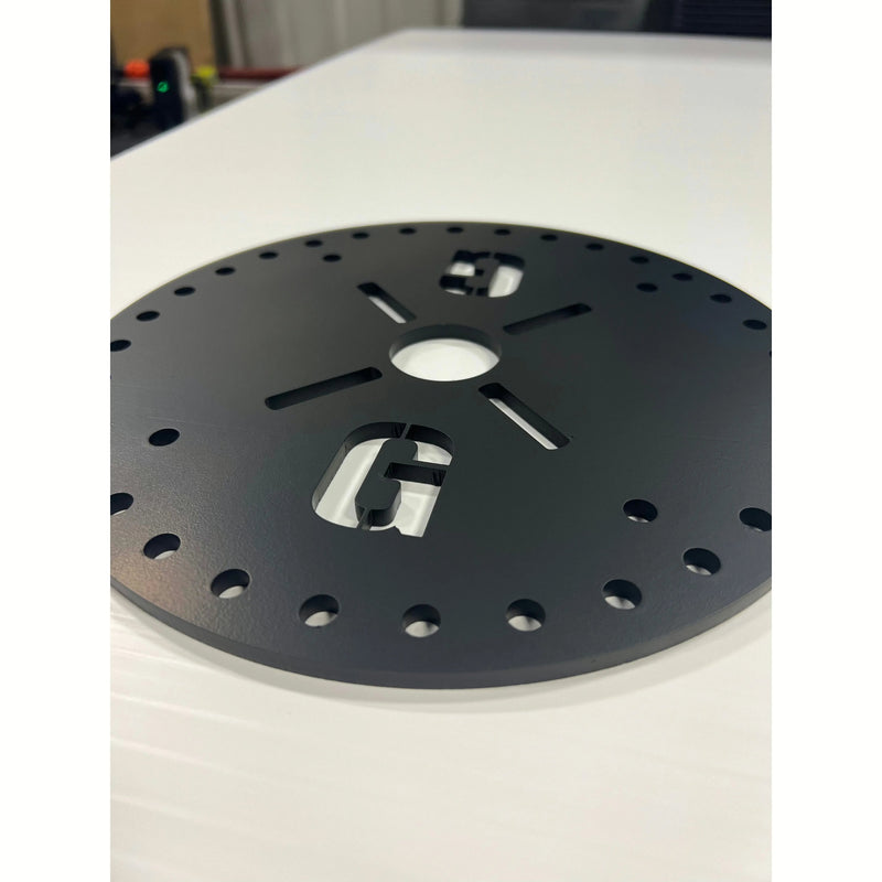 Vibrant Steel Tree Toppers in Voodoo Blue & Emerald Green