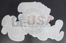 White perforated laser cut thank you stencil by gilbert engineering usa for feliz navidad decor