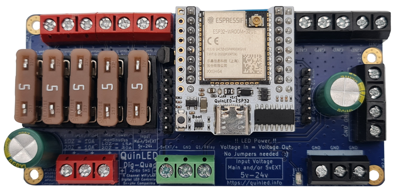 QuinLED-Dig-Quad DIY v3  (Pre-Assembled)