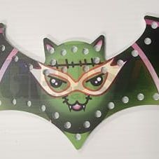 IMPRESSION Bat - Green Vampire Glasses / Pixels - Pixel