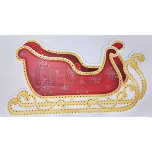 IMPRESSION Big Red Sleigh - Pixel Props