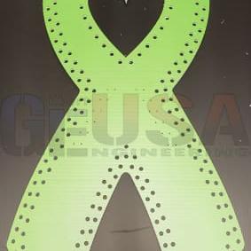 IMPRESSION Cancer Ribbons - Green / Large / Pixels - Pixel