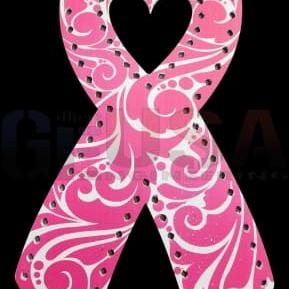 IMPRESSION Cancer Ribbons - Pink Design / Small / Pixels