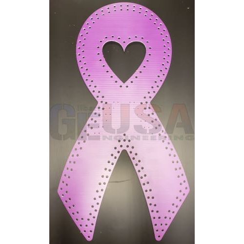IMPRESSION Cancer Ribbon - Purple / Pixels