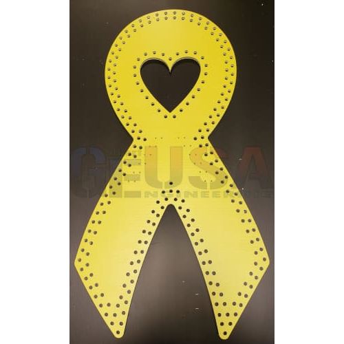 IMPRESSION Cancer Ribbon - Yellow / Pixels