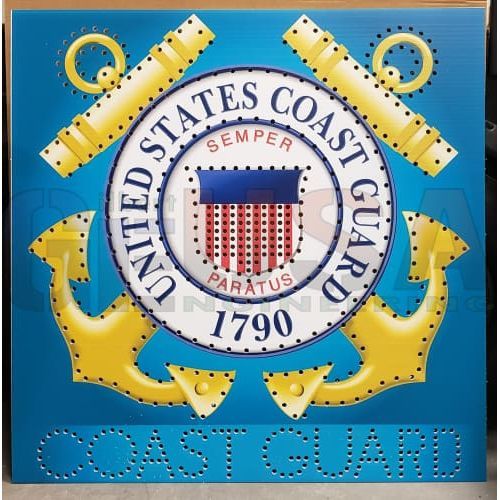 IMPRESSION Coast Guard Sign - Pixel Props