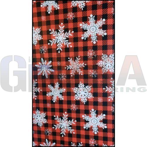 IMPRESSION Column Matrix 399 - Plaid White Snowflakes / PP