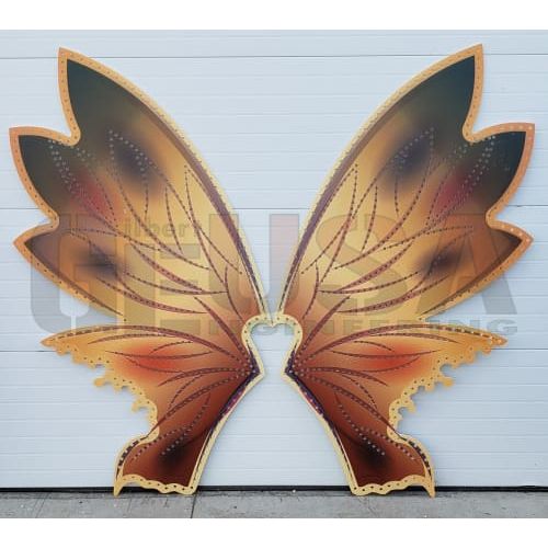 IMPRESSION Fairy Wings - Large / Orange / Pixels - Pixel 
