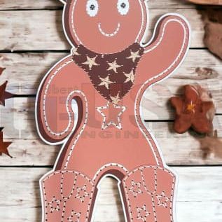 IMPRESSION Gingerbread Cowboy - TX Edition - Non Singing