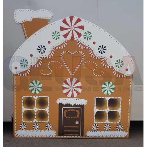 IMPRESSION Gingerbread House - 8ft - Pixel Props