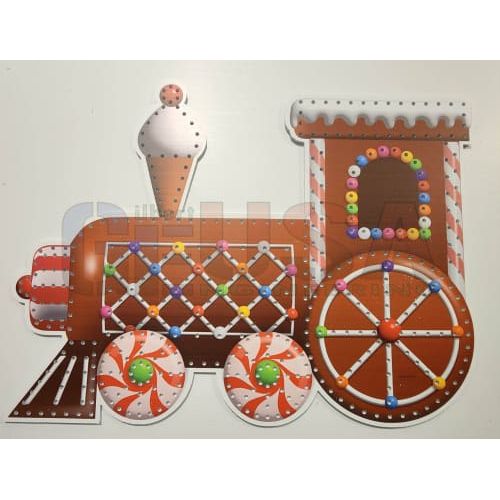 IMPRESSION Gingerbread Train - Engine / Wiring Diagram - No
