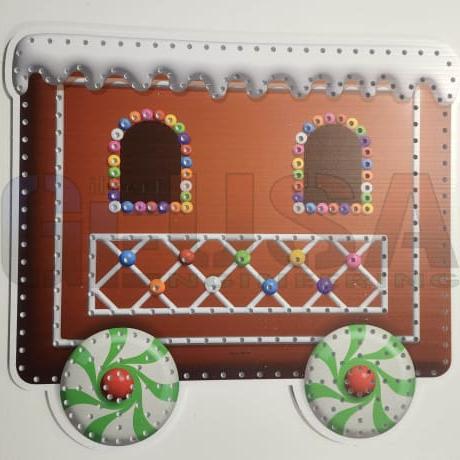 IMPRESSION Gingerbread Train - Passenger Car / Wiring