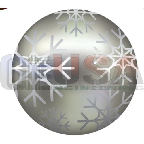 G-SkinZ Grand Illusion - Silver Snowflake / Grand - Pixel