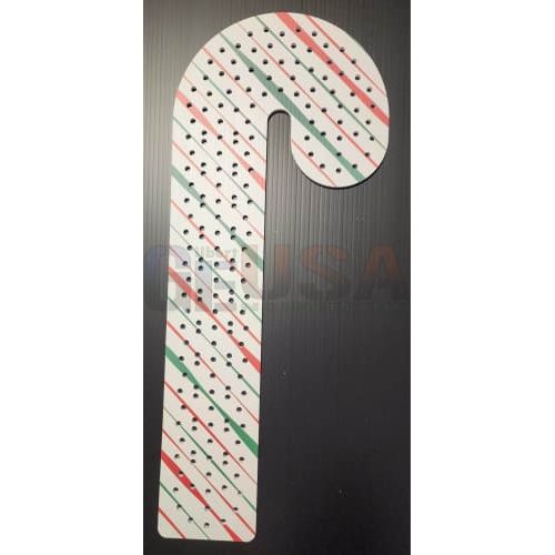 IMPRESSION Insane Canes - Red Green Abstract / Small Right