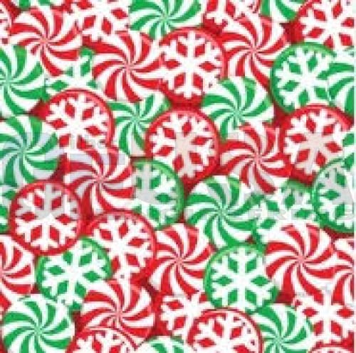 IMPRESSION Insane Canes - Red & Green Peppermints / Small -