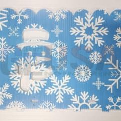 IMPRESSION Luminaria Kits - Blue White Snowflake / Angel